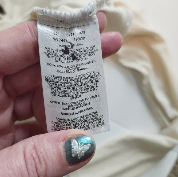 Columbia Hidden Haven Cream Dog Graphic Long Sleeve Tee Size Large - Picture 12 of 12